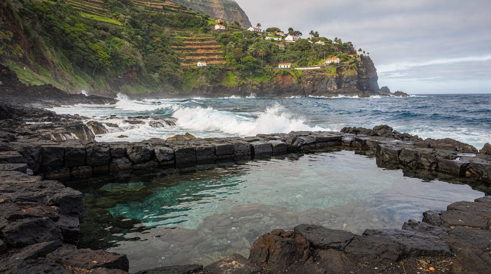 Seixal: Black Sand Beach and Natural Pools on Madeira's North Coast