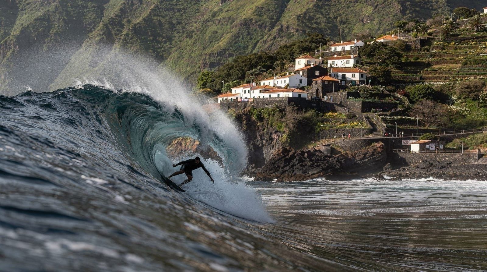Surfing in Madeira